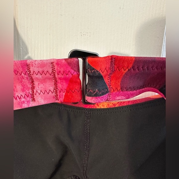 NWT ATHLETA Square Neck Tankini 32 B/C Liana Floral Mauve Swim Top #657740 $84 - Picture 12 of 14